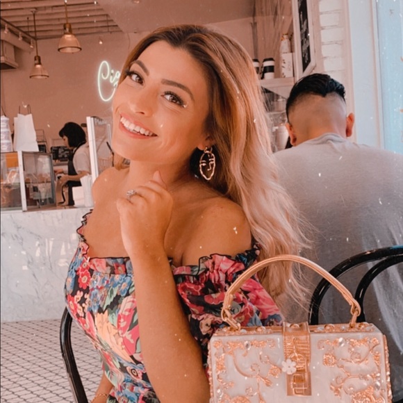 Earrings Picasso Abstract Gold Face - Picture 5 of 6